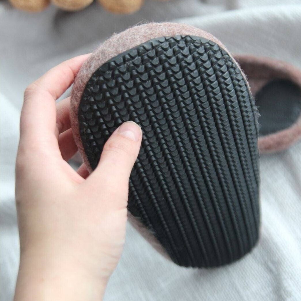 Įspiriamos veltos šlepetės vyrams barefoot Comfy slide 1