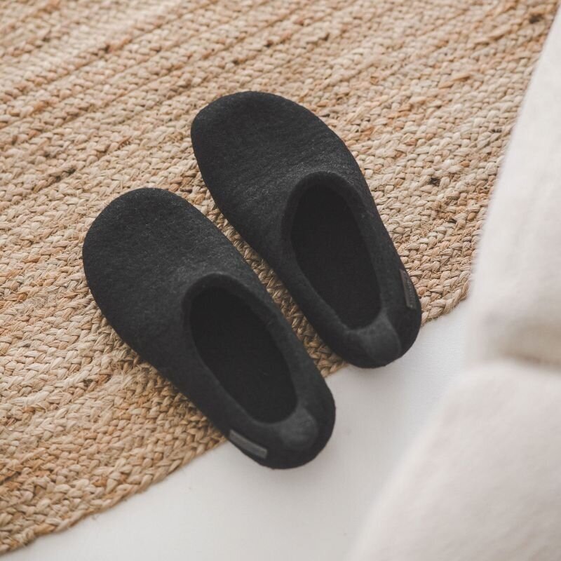 Užmaunamos veltos šlepetės vyrams barefoot Mini Tail 2