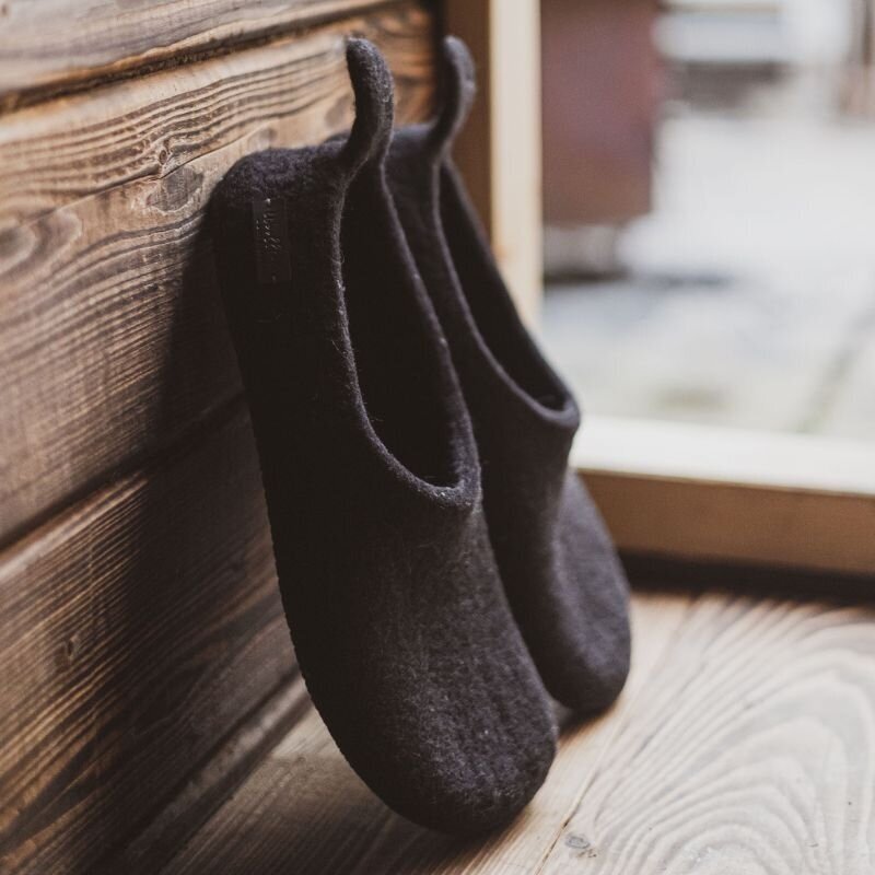 Užmaunamos veltos šlepetės vyrams barefoot Mini Tail 3 Užmaunamos veltos šlepetės vyrams barefoot Mini Tail 3