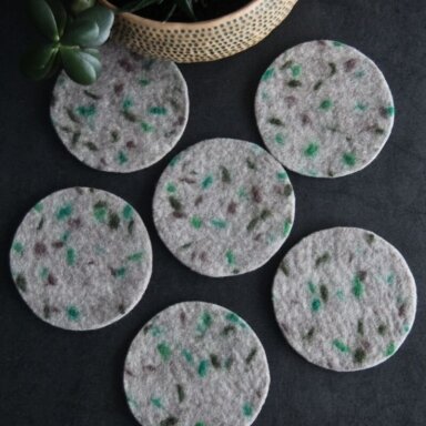 Stalo padėkliukai su Zero waste dekoru Stalo padėkliukai su Zero waste dekoru