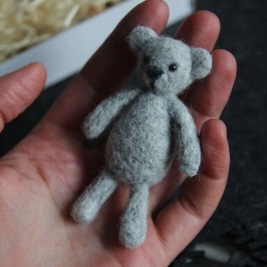 Veltos vilnos žaisliukas Meškiukas Veltos vilnos žaisliukas Meškiukas